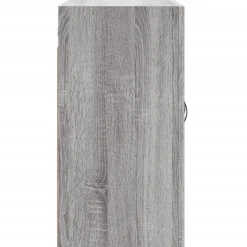 vidaXL Wandkast 60x31x60 cm bewerkt hout grijs sonoma eikenkleurig