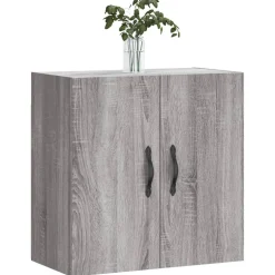 vidaXL Wandkast 60x31x60 cm bewerkt hout grijs sonoma eikenkleurig