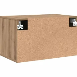 vidaXL Wandkast 60 x 36,5 x 35 cm Bewerkt hout Artisan Eiken