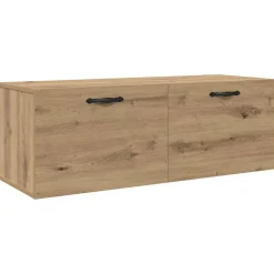 vidaXL Wandkast 100 x 36,5 x 35 cm Bewerkt hout Artisan Eiken