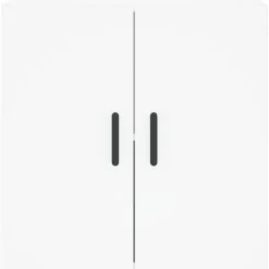 vidaXL Wandkast 60x31x60 cm bewerkt hout wit