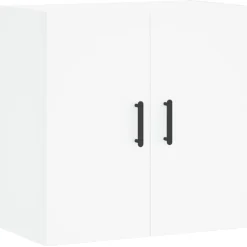 vidaXL Wandkast 60x31x60 cm bewerkt hout wit