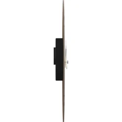 vidaXL Wandklok Ø30 cm bewerkt hout geel en zwart