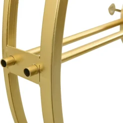 vidaXL Wandklok 52 cm ijzer goudkleurig