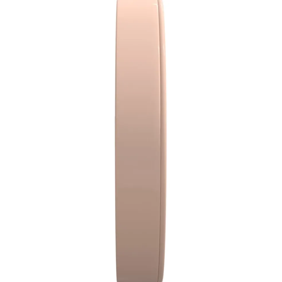vidaXL Wandklok Ø29,5 cm polystyreen en glas goudkleurig en wit