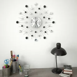 vidaXL Wandklok met quartz-mechanisme 50 cm modern ontwerp