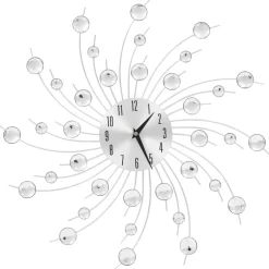 vidaXL Wandklok met quartz-mechanisme 50 cm modern ontwerp