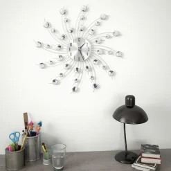 vidaXL Wandklok met quartz-mechanisme 50 cm modern ontwerp