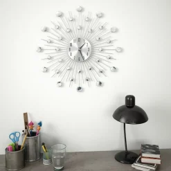 vidaXL Wandklok met quartz-mechanisme 50 cm modern ontwerp