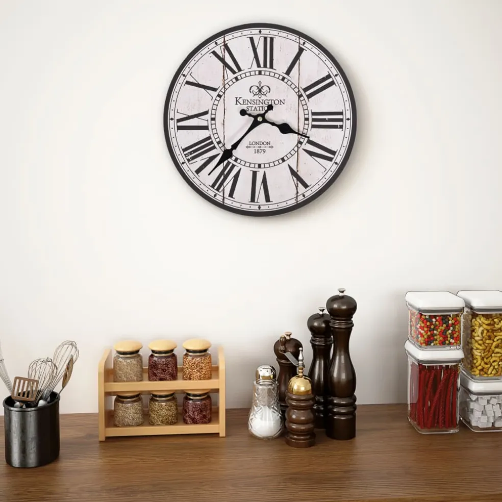 vidaXL Wandklok vintage stijl 30 cm Londen