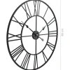 vidaXL Wandklok vintage-stijl met quartz-mechanisme XXL 80 cm metaal