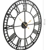 vidaXL Wandklok vintage-stijl met quartz-mechanisme XXL 60 cm metaal