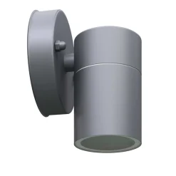 vidaXL Wandlamp buiten neerwaarts RVS 2 st