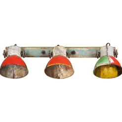 vidaXL Wandlamp industrieel E27 65x25 cm meerkleurig
