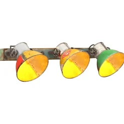 vidaXL Wandlamp industrieel E27 65x25 cm meerkleurig