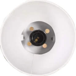 vidaXL Wandlamp industrieel rond E27 wit
