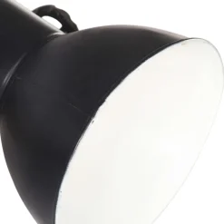 vidaXL Wandlamp industrieel E27 65x25 cm zwart