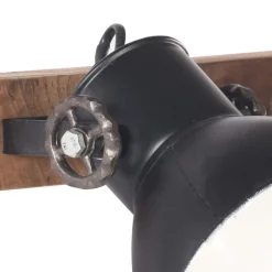vidaXL Wandlamp industrieel E27 65x25 cm zwart