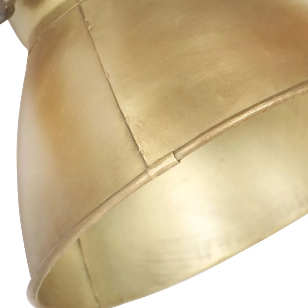 vidaXL Wandlamp industrieel E27 90x25 cm messingkleurig