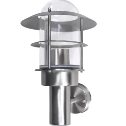vidaXL Wandlamp roestvrijstaal