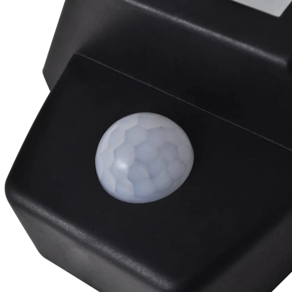 vidaXL Wandlamp solar met bewegingsensor 2 st