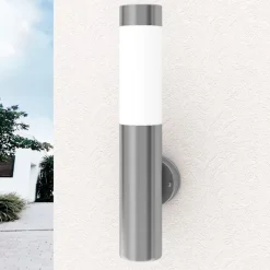 vidaXL Wandlamp voor binnen en buiten waterdicht RVS