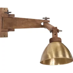 vidaXL Wandlamp 25 W E27 antiek messingkleurig
