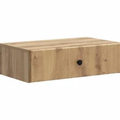 vidaXL Wandmontage Zijtafel 59 x 34,5 x 17 cm Bewerkt hout