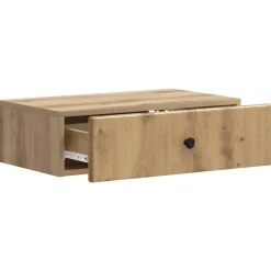 vidaXL Wandmontage Zijtafel 59 x 34,5 x 17 cm Bewerkt hout