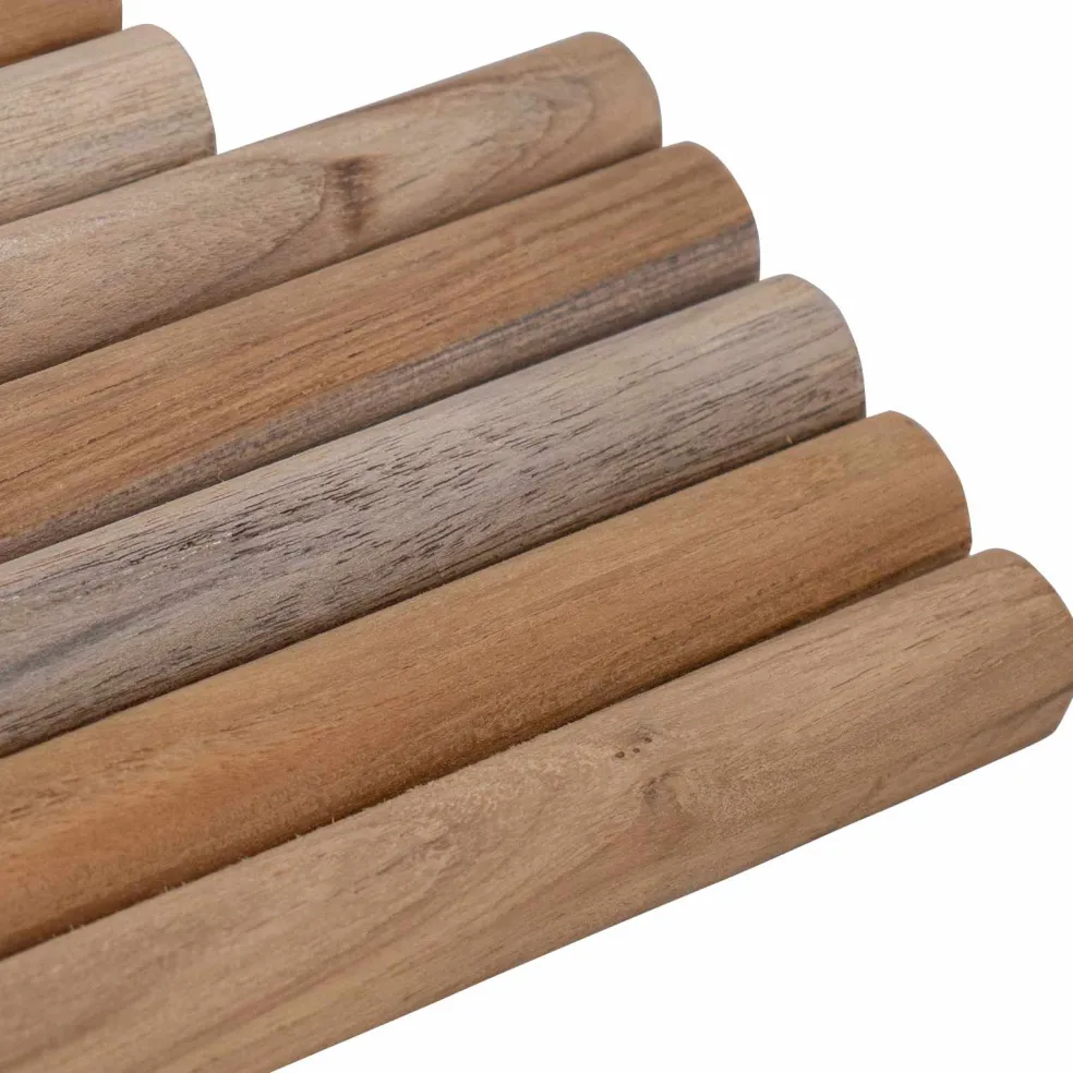 vidaXL Wandpaneel 10 st Naturel 55 x 20 x 2 cm