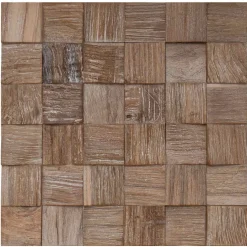 vidaXL Wandpaneel 11 st Naturel 30 x 30 x 2 cm