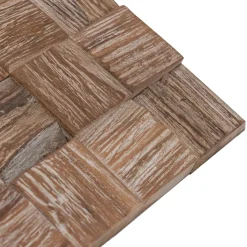 vidaXL Wandpaneel 11 st Naturel 30 x 30 x 2 cm