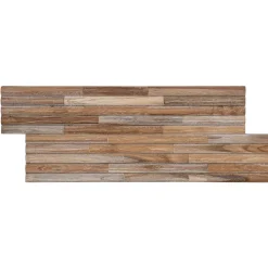 vidaXL Wandpaneel 10 st Naturel 55 x 20 x 2 cm