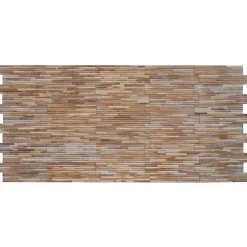 vidaXL Wandpaneel 10 st Naturel 55 x 20 x 2 cm