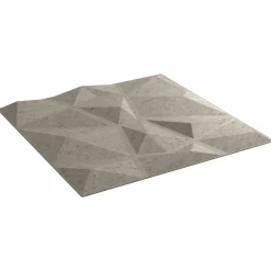 vidaXL Wandpanelen 24 st 50 x 50 cm Betongrijs XPS Schuim