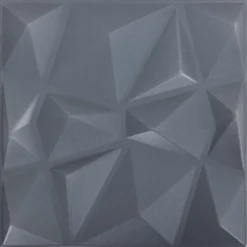 vidaXL Wandpanelen 12 st 50 x 50 cm Diamant Grijs XPS Schuim