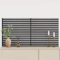 vidaXL Wandpanelen 2 st 60,5 x 60 cm Grijs