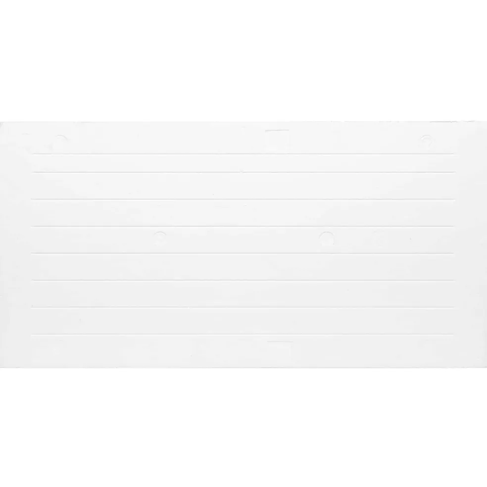 vidaXL Wandpanelen 10 st 100 x 50 cm Lichtgrijs en wit. EPS-schuim
