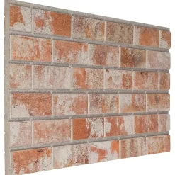 vidaXL Wandpanelen 10 st 100 x 50 cm Oranje EPS-schuim