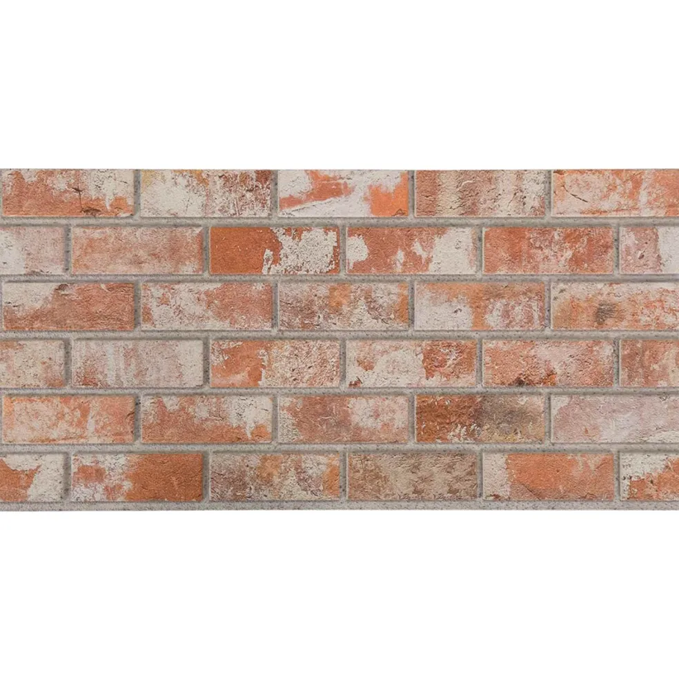 vidaXL Wandpanelen 10 st 100 x 50 cm Oranje EPS-schuim