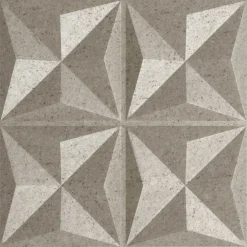 vidaXL Wandpanelen 12 st 50 x 50 cm Origami Beton XPS Schuim