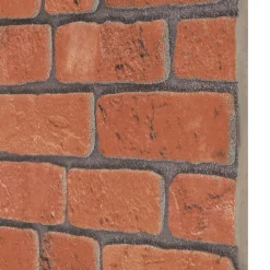 vidaXL Wandpanelen 10 st 100 x 50 cm Terracotta EPS-schuim