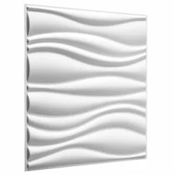 vidaXL Wandpanelen 4 st 50 x 50 cm Wit