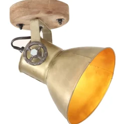 vidaXL Wand- / plafondlampen industrieel 2 st gerecycled E27 17x24 cm