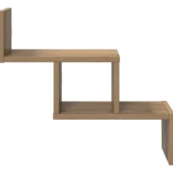 vidaXL Wandplank Artisanaal eiken 48 x 15 x 42 cm Bewerkt hout