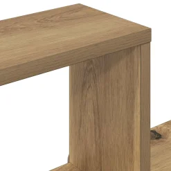 vidaXL Wandplank Artisanaal eiken 48 x 15 x 42 cm Bewerkt hout