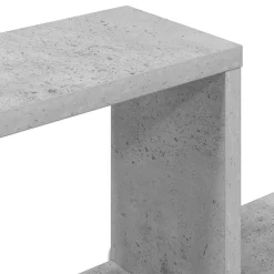 vidaXL Wandplank Betongrijs 90 x 25 x 90 cm Bewerkt hout