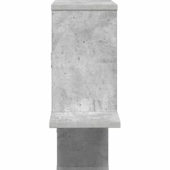 vidaXL Wandplank Betongrijs 122 x 18 x 60 cm Bewerkt hout