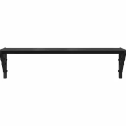 vidaXL Wandplanken 2 st Zwart Eiken 60 x 15 x 15,5 cm Bewerkt hout