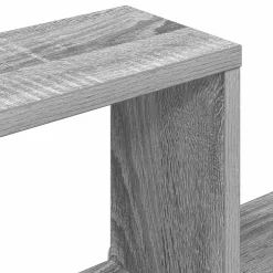vidaXL Wandplank Grijs Sonoma 100 x 13 x 100 cm Bewerkt hout